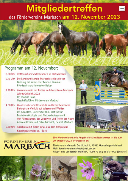 Frderverein Marbach Mitgliederverein 2023