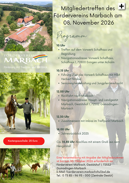 F�rderverein Marbach Mitgliederverein 2026